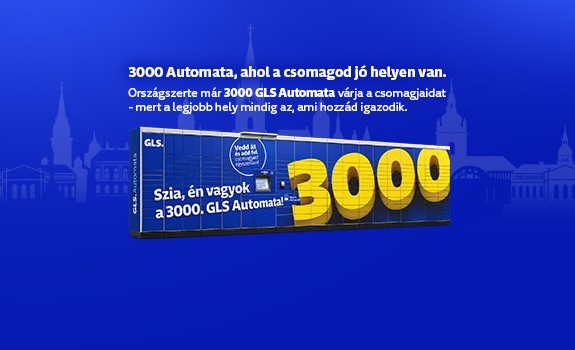 GLS Automatákban feladható és átvehető a csomagja.