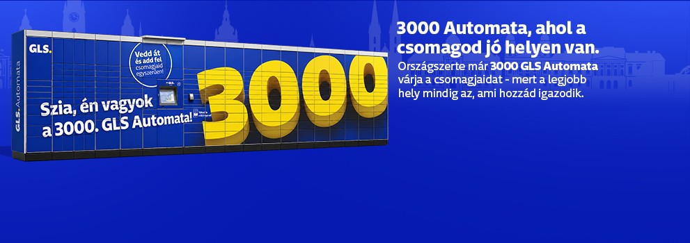 GLS Automatákban feladható és átvehető a csomagja.