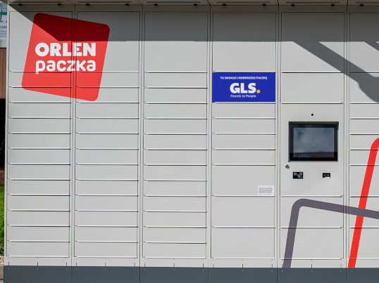 Orlen's parcel locker - GLS locker