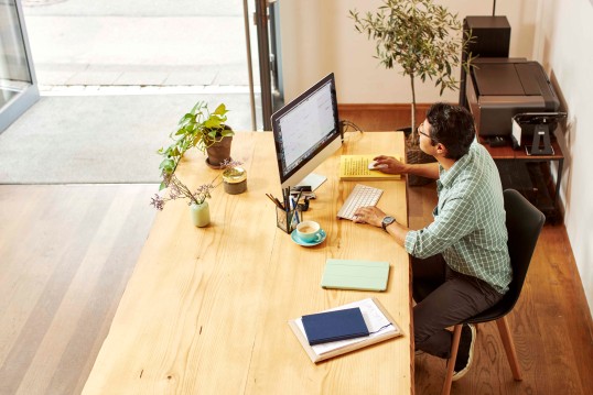 GLS employee during his working day