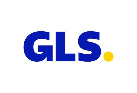 Logo GLS z hasłem po rebrandingu 2021 